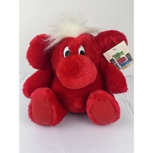 VTG 1989 Kodak Kolorkins Flash Red Plush Toy White Hair Camera Mascot w/Tag 9"